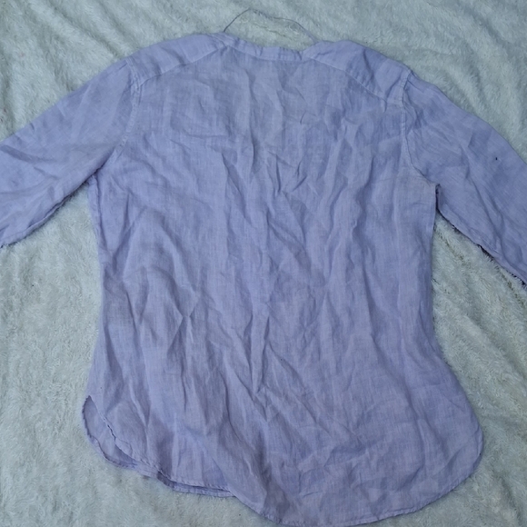 Zara Women's Purple Casual Button Down Shirt Size M - Picture 7 of 8
